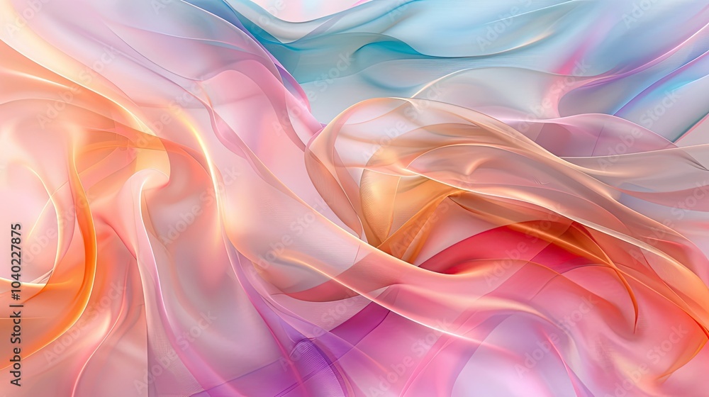 Obraz premium soft abstract silk wave background