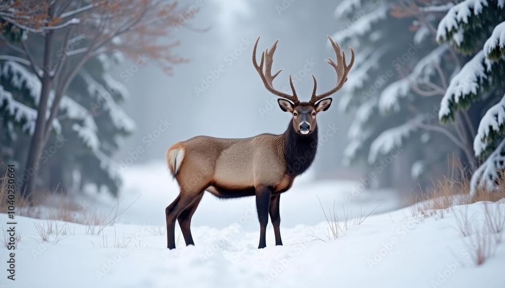 Wild beauty in a winter wonderland Wild beauty in a winter wonderland