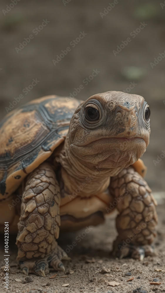 close up of tortoise showcasing its intricate shell and expressive face, highlighting its unique features and textures. This captures essence of this fascinating creature close up of tortoise showcasing its intricate shell and expressive face, highlighting its unique features and textures. This captures essence of this fascinating creature