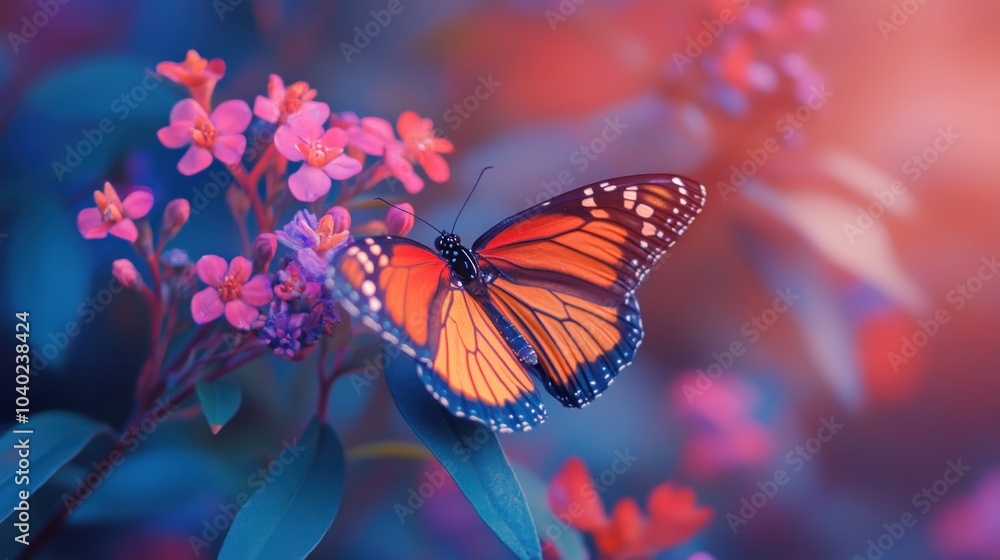 Butterfly on a Flower Butterfly on a Flower