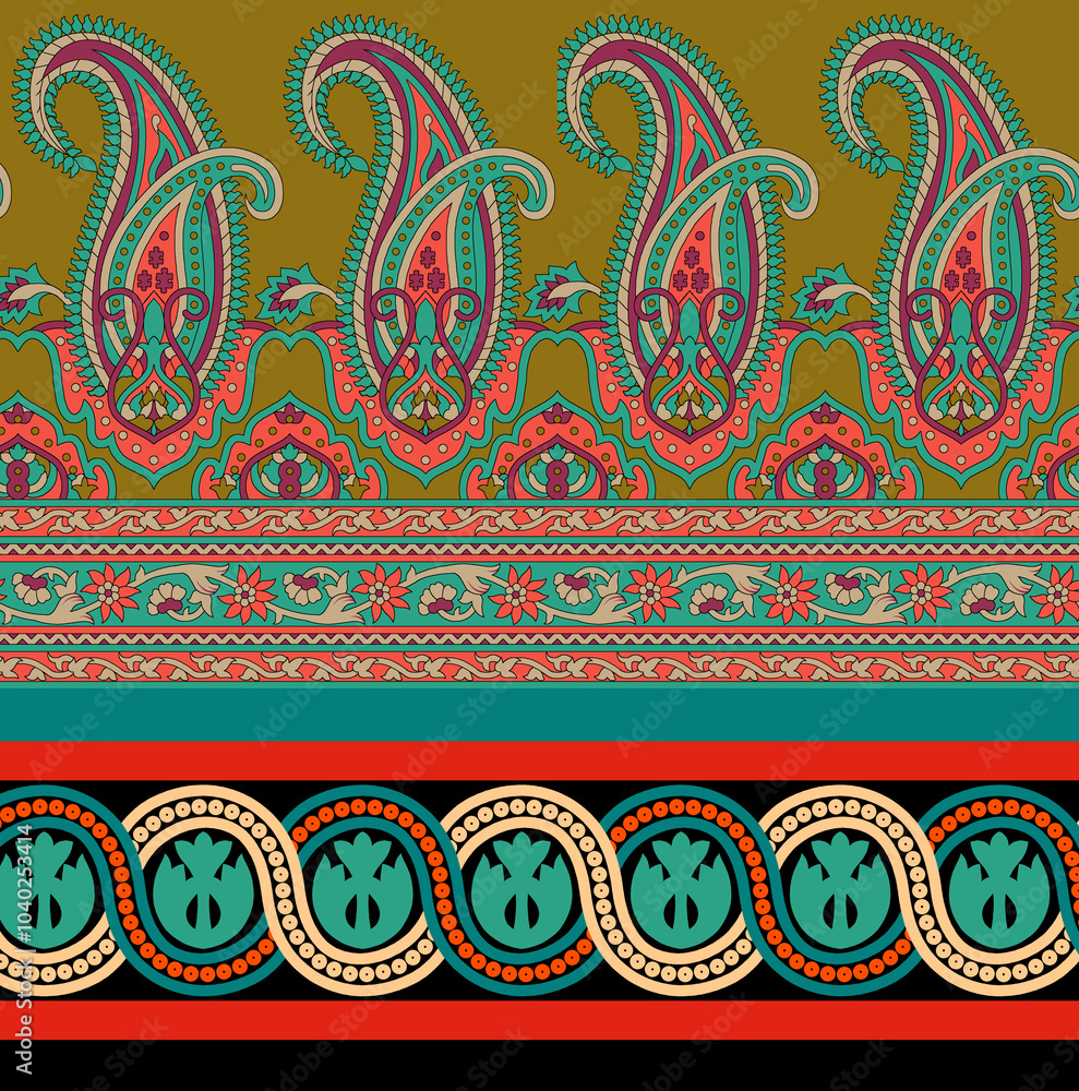 pattern with paisley pattern with paisley
