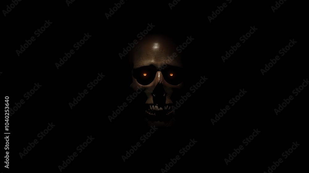 Grotesque Face Emerging from Darkness Grotesque Face Emerging from Darkness