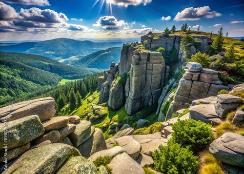 Snezne Jamy in Karkonosze Mountains - Stunning Architectural Photography of Glacial Cauldrons in Karkonosze National photo