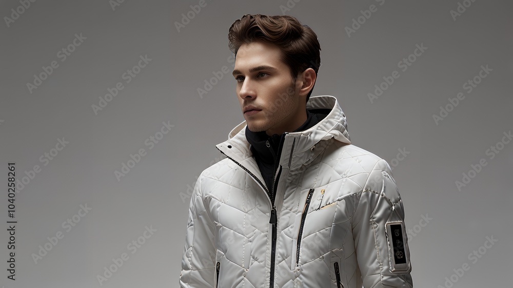 Man in a winter coat Man in a winter coat