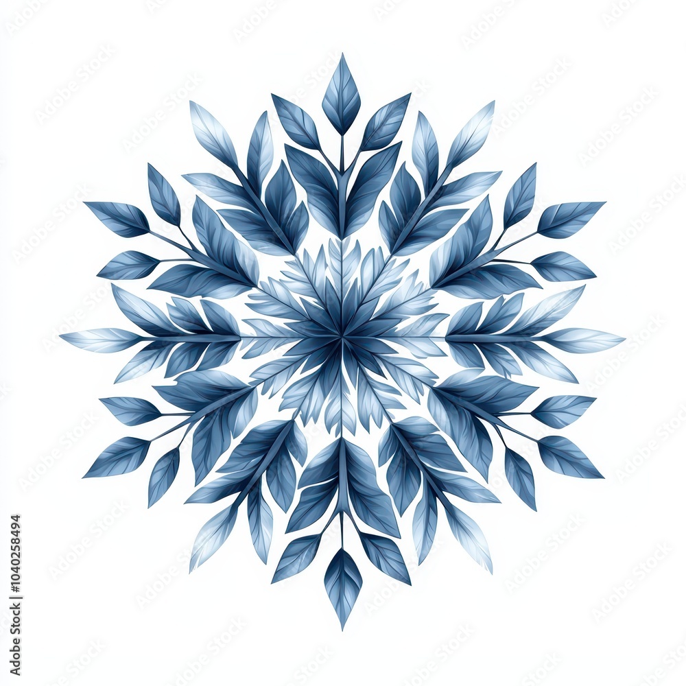 Beautiful blue floral design on a white isolated background. Beautiful blue floral design on a white isolated background.