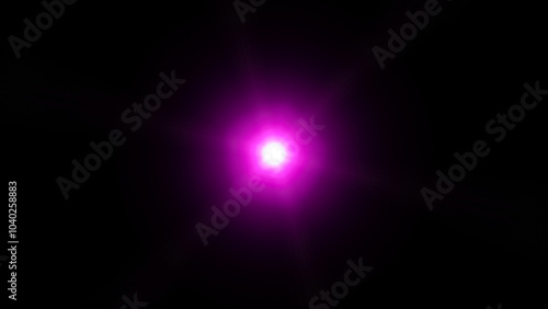 Abstract Purple Light Rays Background with Glow 