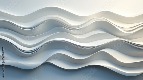 Three dimensional render of wavy pattern. waves abstract background texture photo