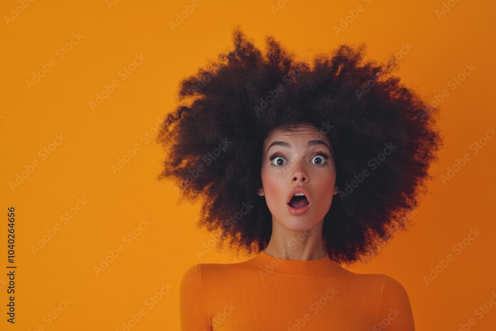 A person with a surprised look on their face, perfect for illustration or graphic design A person with a surprised look on their face, perfect for illustration or graphic design