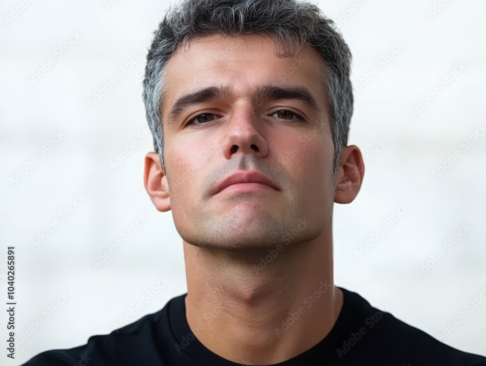Fototapeta premium People facial emotion expression, AI generated
