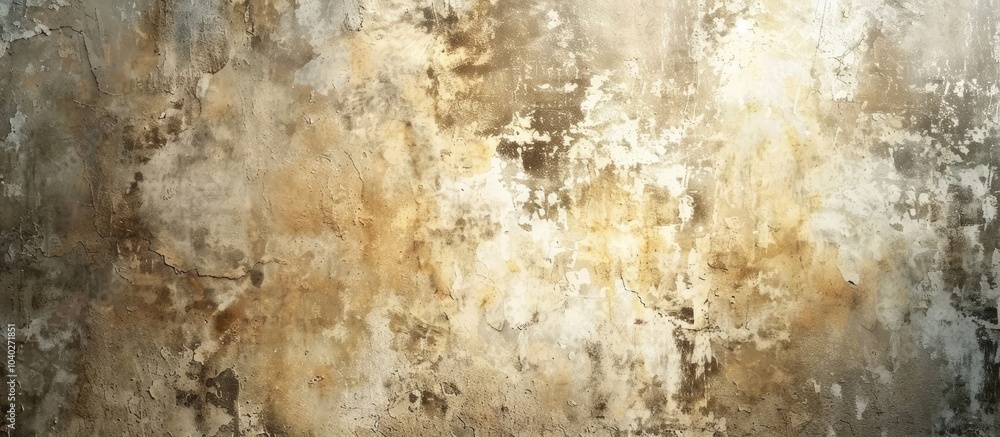 Grunge cement wall texture with blank brown surface for interior design background and copy space image