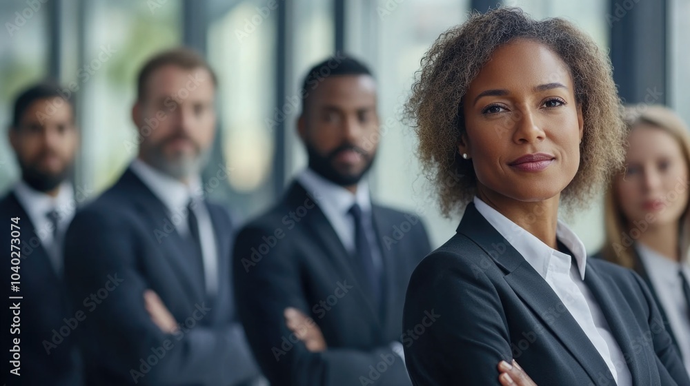 Group of professionals waiting in a row, possibly at an airport or event Group of professionals waiting in a row, possibly at an airport or event