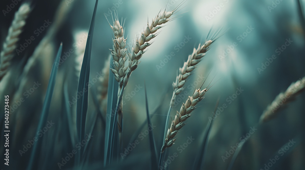 Closeup of wheat. Wheat field Background with ripening ears of wheat. agricultural background for farming, baking and cereals Closeup of wheat. Wheat field Background with ripening ears of wheat. agricultural background for farming, baking and cereals