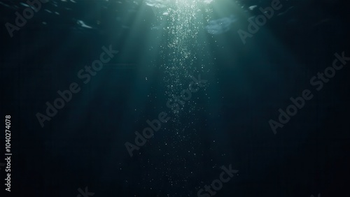 Sunlight Rays Through Water Surface