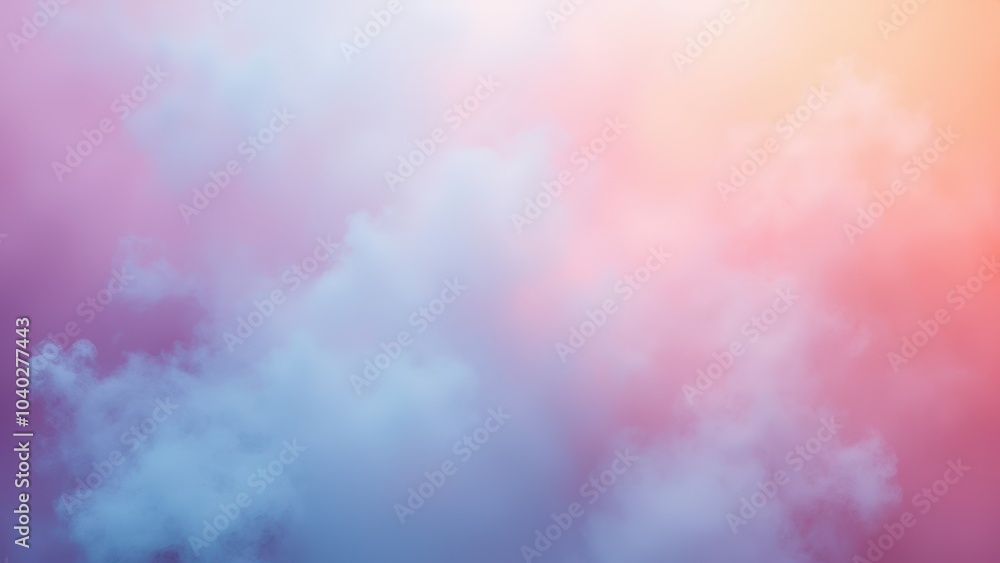 Fototapeta premium Foggy Background with Colorful Hues and Copyspace