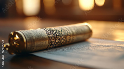 Wallpaper Mural gold case for storing a rare manuscript Torontodigital.ca