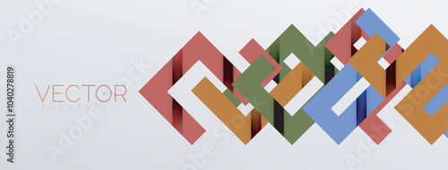 Color bend lines with shadow texture effect. Vector Illustration For Wallpaper, Banner, Background, Card, Book Illustration, landing page