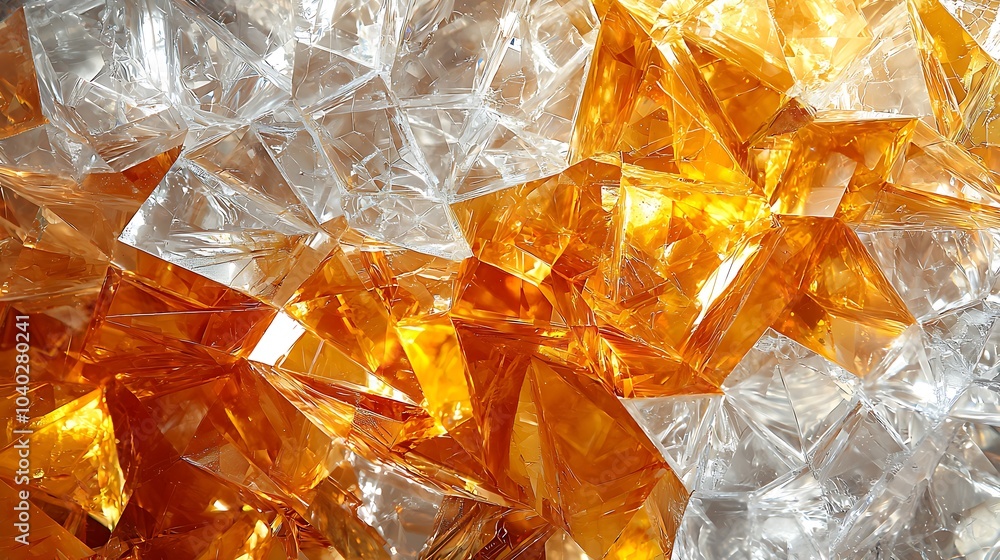 Abstract Shards of Glass in Dynamic Reflection Abstract Shards of Glass in Dynamic Reflection