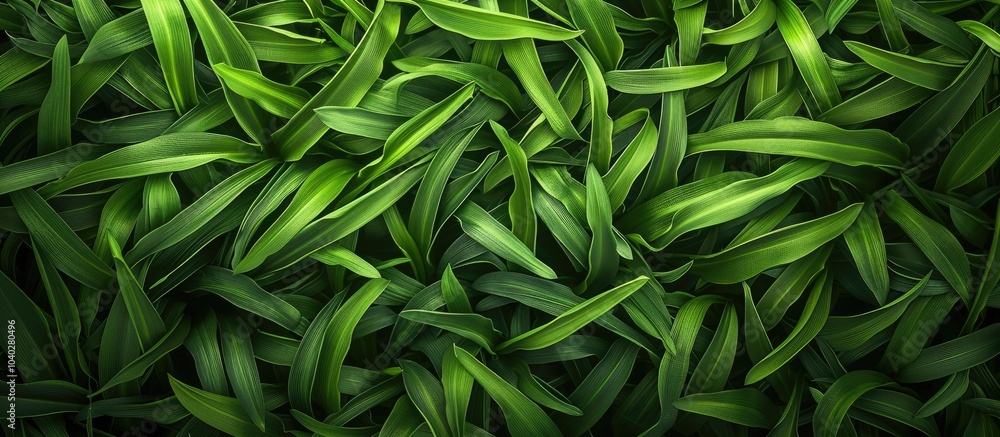 Fresh green foliage grass in abstract texture with copy space image Fresh green foliage grass in abstract texture with copy space image