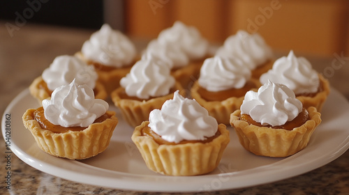 Mini Pumpkin Pies - Simple Photo