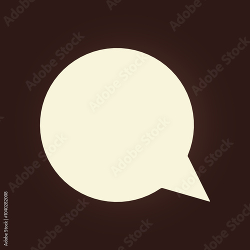 Speech bubble trendy artwork perfect abstract vector illustration colorful useful design