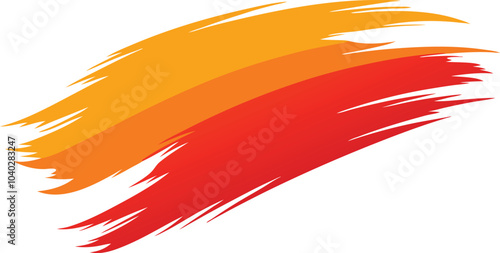 Brush lines . Vector black paint brush spots, highlighter lines or felt-tip pen marker. 