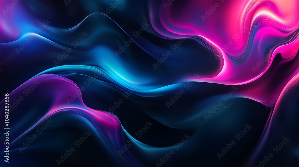 A colorful, abstract background with a blue and pink swirl A colorful, abstract background with a blue and pink swirl
