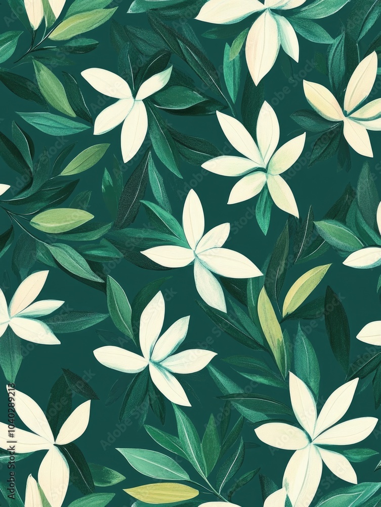 White flower arrangement with green leaves White flower arrangement with green leaves
