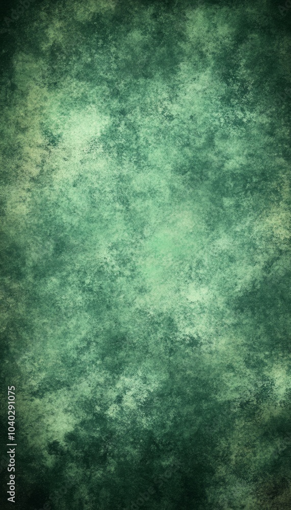 Obraz premium Abstract green background with a mottled texture.