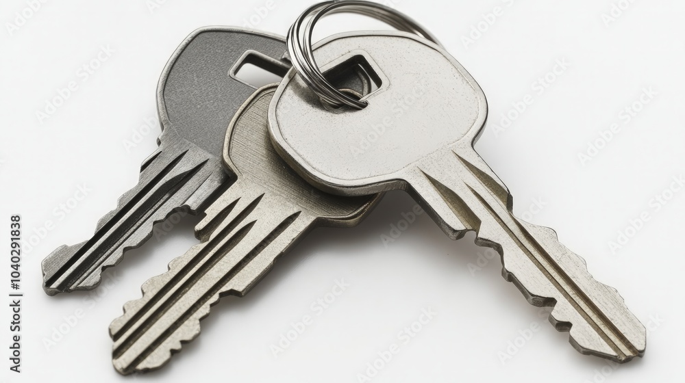 House keys adorned with a whimsical house-shaped keychain, symbolizing home and security, resting on a wooden surface, inviting warmth and belonging. House keys adorned with a whimsical house-shaped keychain, symbolizing home and security, resting on a wooden surface, inviting warmth and belonging.