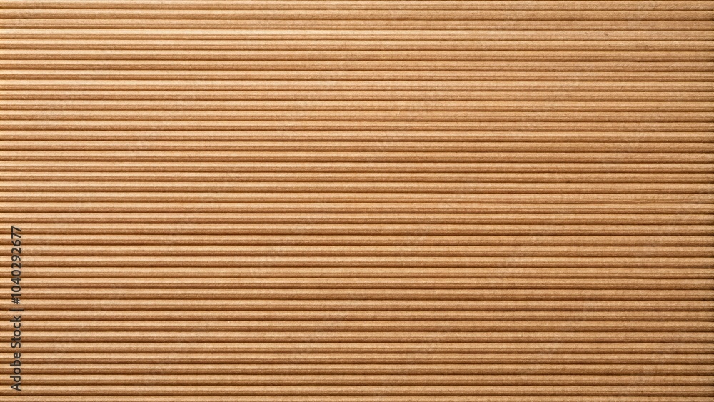 Aerial view of brown paper corrugated sheet board surface Aerial view of brown paper corrugated sheet board surface
