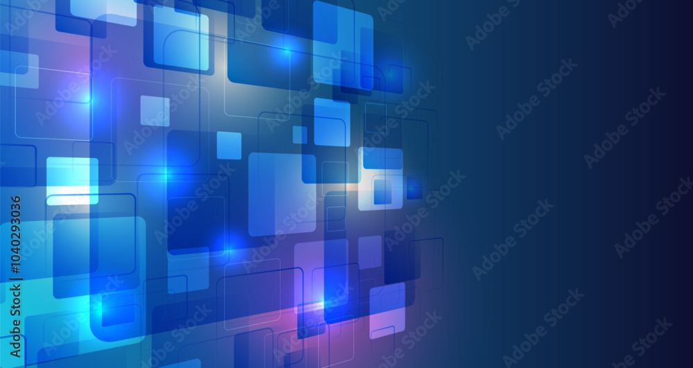 Large data stream on a dark background, glowing lines and squares. Data set analysis and visualization. Abstract business analytics. An array of information in the form of receding stripes. Large data stream on a dark background, glowing lines and squares. Data set analysis and visualization. Abstract business analytics. An array of information in the form of receding stripes.