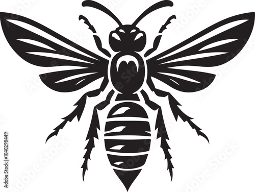 wasp vector illustration
