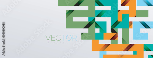 Color bend lines with shadow texture effect. Vector Illustration For Wallpaper, Banner, Background, Card, Book Illustration, landing page