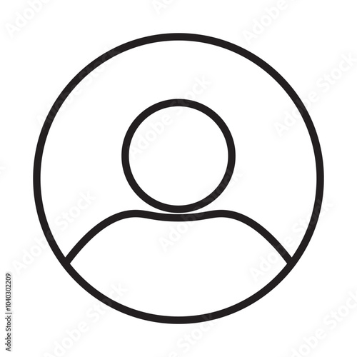 Default Avatar profile icon transparent png. Social media User png icon. whatsApp Dp. isolated on white background.eps10