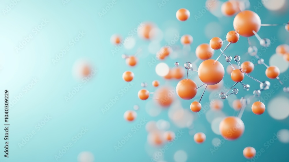 A stylized visualization of a molecule electron cloud, highlighting the distribution of electrons around its atoms and bonds. A stylized visualization of a molecule electron cloud, highlighting the distribution of electrons around its atoms and bonds.