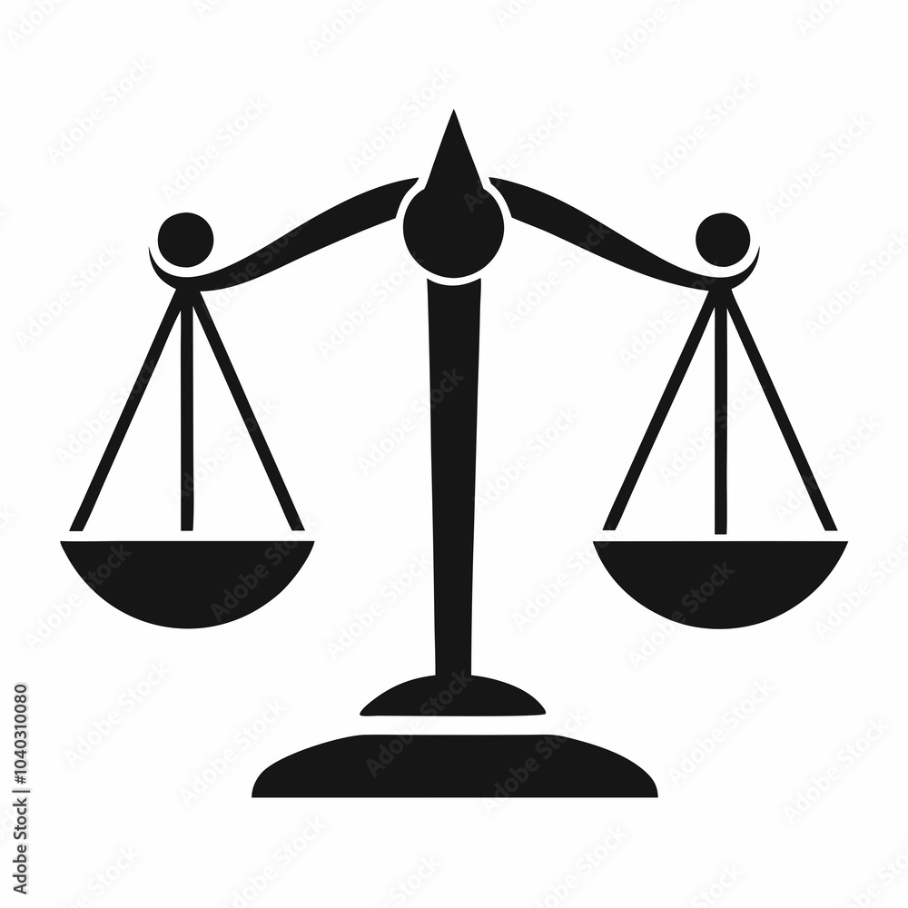 scales of justice vector