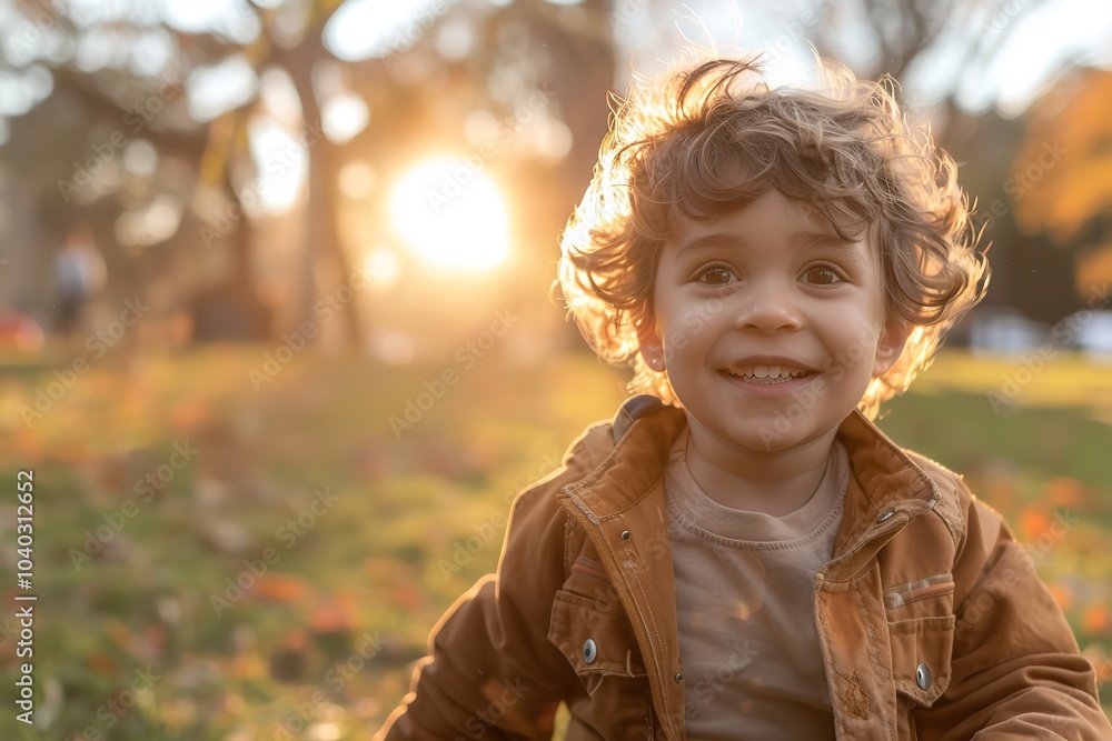 A cheerful child playing along in a playground with a sunlit setting, photographed around the afternoon of that particular day, Generative AI. A cheerful child playing along in a playground with a sunlit setting, photographed around the afternoon of that particular day, Generative AI.