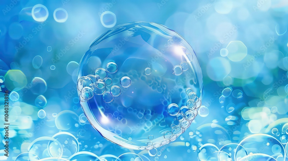 Abstract water bubble. EPS 8 vector file included Abstract water bubble. EPS 8 vector file included