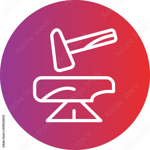Metalwork vector icon style