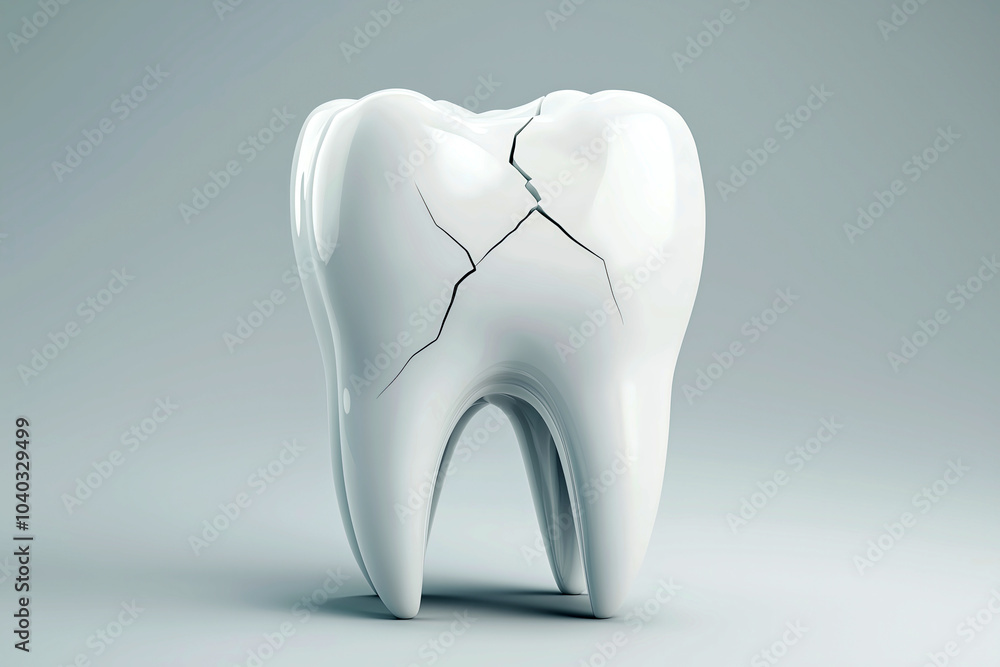 A white tooth in a small ring box A white tooth in a small ring box