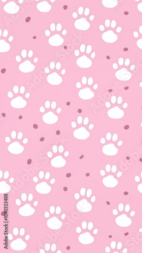 Dog paw pattern backgrounds carnivora abstract.