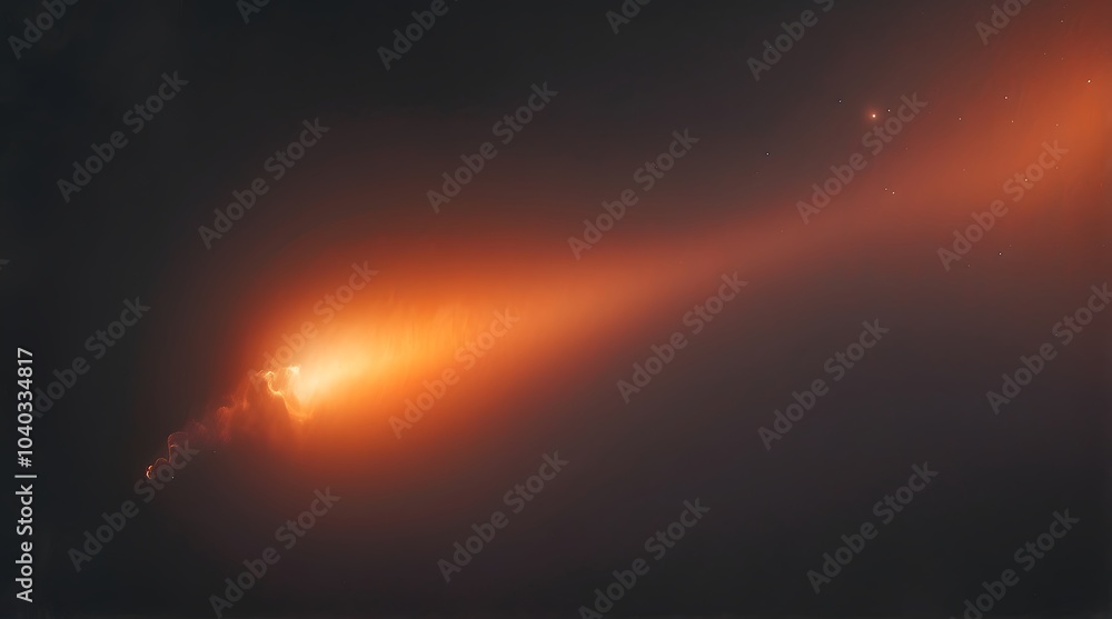 Fototapeta premium Vintage film Light leak effect overlay, Retro photography texture red orange gradient footage.