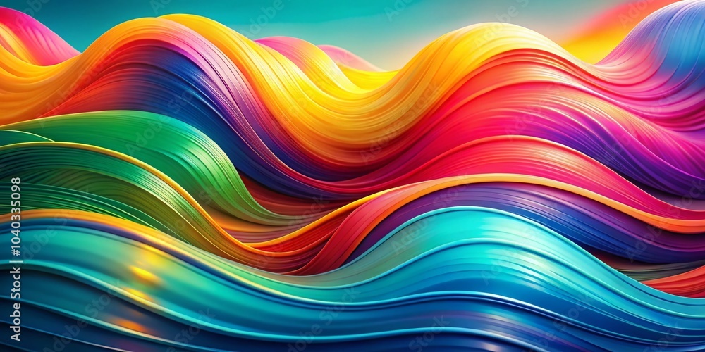 Vibrant Abstract Wave Background for Summer Poster Design with Fluid Color Gradients Vibrant Abstract Wave Background for Summer Poster Design with Fluid Color Gradients