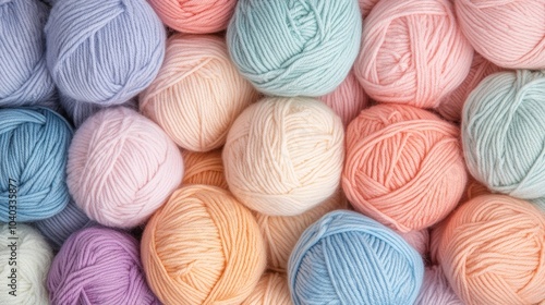 a pile of soft yarn balls in a variety of colors. 