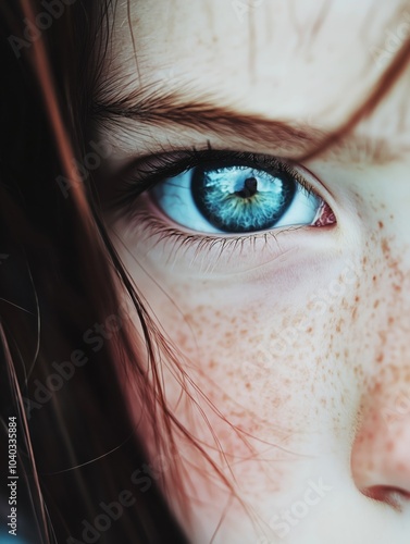 The eyes are blue photo