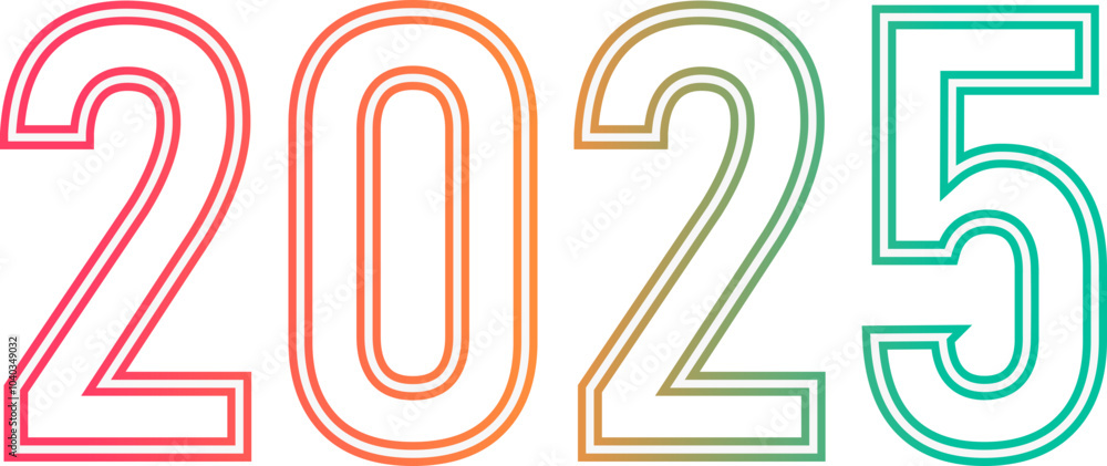 New Year 2025 Emblem New Year 2025 Emblem