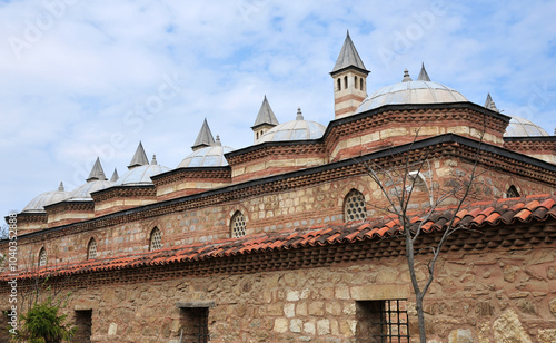 Coban Mustafa Pasha Mosque and Tomb, located in Gebze, Kocaeli, Turkey, was built by Mimar Sinan in the 16th century. photo