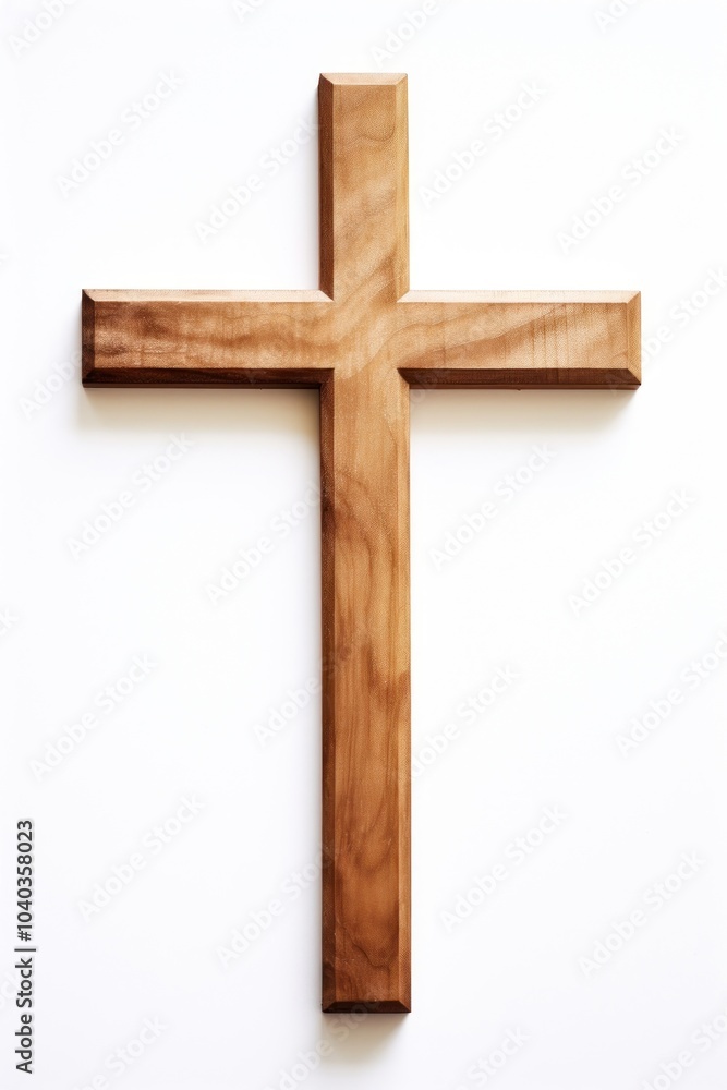 Christian cross wood crucifix symbol. Christian cross wood crucifix symbol.