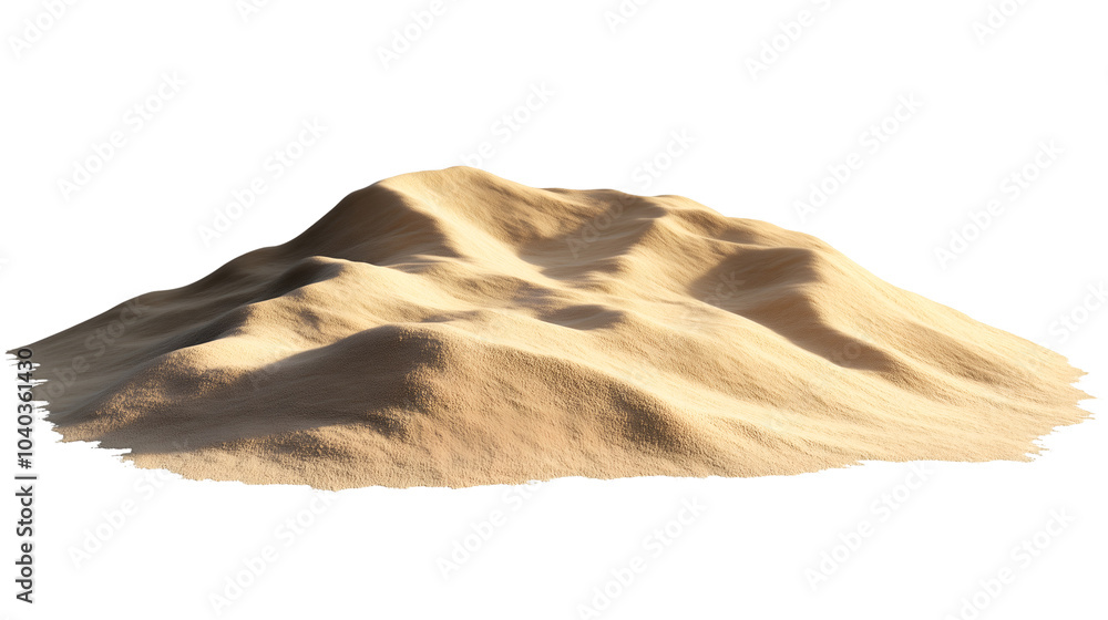 Pile of fine sand isolated on transparent background, PNG Pile of fine sand isolated on transparent background, PNG