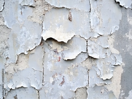 Close-up of peeling paint on a textured wall, showcasing wear and decay.